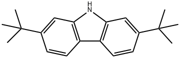 9H-Carbazole, 2,7-bis(1,1-dimethylethyl)-
 Struktur