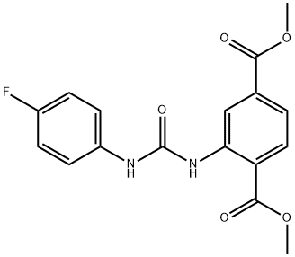dimethyl 2-(3-(4-fluorophenyl)ureido)terephthalate|