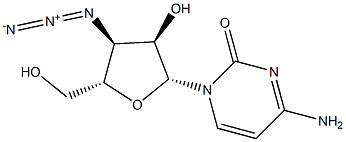 3'-Azido-3'-deoxycytidine Structure