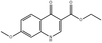 ethyl 7-methoxy-4-oxo-1,4-dihydroquinoline-3-carboxylate Structure