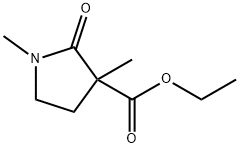 ETHYL 1,3-DIMETHYL-2-OXO-3-PYRROLIDINECARBOXYLATE Structure