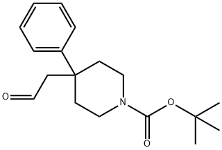 tert-Butyl 4-(2-oxoethyl)-4-phenylpiperidine-1-carboxylate,716358-35-9,结构式