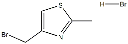 4-(ブロモメチル)-2-メチルチアゾール臭化水素酸塩 化学構造式