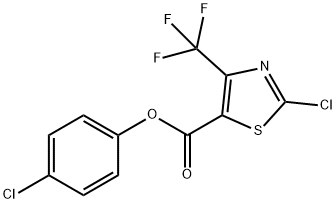 4-Chlorophenyl 2-chloro-4-(trifluoromethyl)thiazole-5-carboxylate|