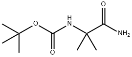 (1-アミノ-2-メチル-1-オキソプロパン-2-イル)カルバミン酸TERT-ブチル 化学構造式
