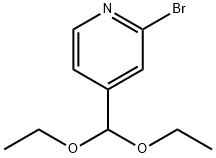 2-bromo-4-(diethoxymethyl)Pyridine Struktur