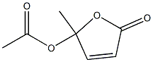 5-(乙酰氧基)-5-甲基-2(5H)-呋喃酮,74982-59-5,结构式