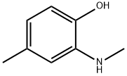 4-甲基-2-(甲氨基)苯酚 结构式