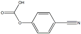 4-Cyanophenyl hydrogen carbonate Struktur