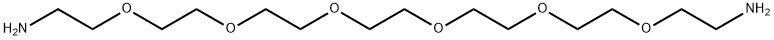 3,6,9,12,15,18-Hexaoxaeicosane-1,20-diamine Struktur