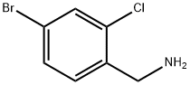 4-Bromo-2-chloro-benzylamine Structure
