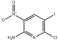 6-氯-5-碘-3-硝基吡啶-2-胺, 790692-90-9, 结构式
