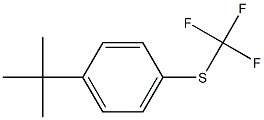 1-叔丁基-4-三氟甲硫基苯,80783-57-9,结构式