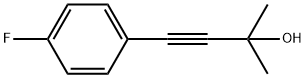 4-(4-Fluorophenyl)-2-methylbut-3-yn-2-ol Structure