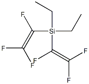Silane, diethylbis(trifluoroethenyl)- Structure