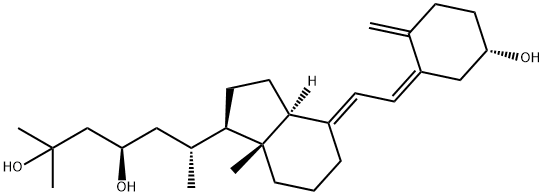 (23R)-23,25-Dihydroxycholecalciferol Struktur
