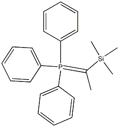 Phosphorane, triphenyl[1-(trimethylsilyl)ethylidene]- Structure