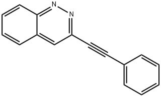 3-(Phenylethynyl)cinnoline Structure