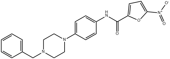 N-[4-(4-benzyl-1-piperazinyl)phenyl]-5-nitro-2-furamide,831203-60-2,结构式