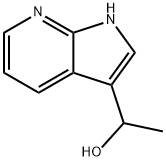 1-(1H-PYRROLO[2,3-B]PYRIDIN-3-YL)ETHANOL Struktur
