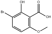 3-bromo-2-hydroxy-6-methoxysalicylic acid Structure