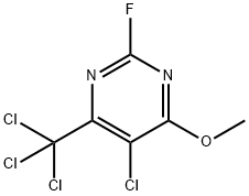 5-Chloro-2-fluoro-4-methoxy-6-(trichloromethyl)pyrimidine,84737-34-8,结构式