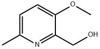 3-methoxy-6-methyl-2-Pyridinemethanol 化学構造式
