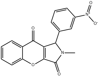 1-{3-nitrophenyl}-2-methyl-1,2-dihydrochromeno[2,3-c]pyrrole-3,9-dione