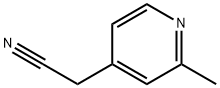2-(2-methylpyridin-4-yl)acetonitrile Struktur
