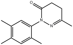 6-Methyl-2-(2,4,5-trimethylphenyl)-4,5-dihydropyridazin-3(2H)-one 结构式