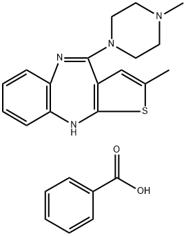 奥氮平苯甲酸酯, 861390-70-7, 结构式