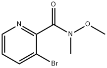 3-Bromo-N-Methoxy-N-Methylpicolinamide Struktur
