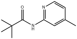2,2-二甲基-N-(4-甲基-2-吡啶基)丙酰胺, 86847-77-0, 结构式