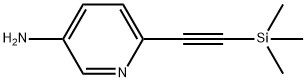 6-((三甲基甲硅烷基)乙炔)吡啶-3-胺, 868736-61-2, 结构式