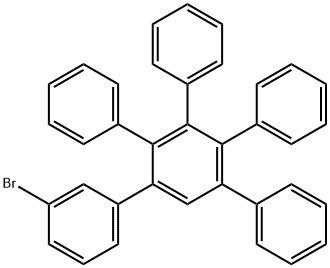1,1':2',1''-三联苯,3-溴-3',4',5'-三苯基,872118-06-4,结构式