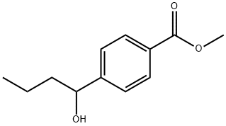 (+/-)-methyl 4-(1-hydroxybutyl)benzoate Struktur