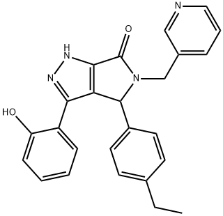 873682-06-5 4-(4-ethylphenyl)-3-(2-hydroxyphenyl)-5-(pyridin-3-ylmethyl)-4,5-dihydropyrrolo[3,4-c]pyrazol-6(2H)-one