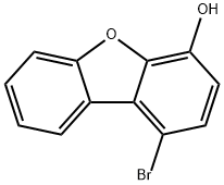 1-bromo-dibenzofuran-4-ol Structure