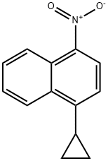 1-Cyclopropyl-4-nitronaphthalene Struktur