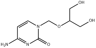 4-amino-1-[[2-hydroxy-1-(hydroxymethyl)ethoxy]methyl]-2(1H)-Pyrimidinone Structure