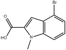 4-bromo-1-methyl-1H-indole-2-carboxylic acid|4-溴-1-甲基-1H-吲哚-2-甲酸