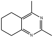 Quinazoline, 5,6,7,8-tetrahydro-2,4-dimethyl- 化学構造式