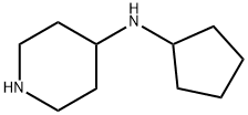 N-环戊基哌啶-4-胺, 886506-60-1, 结构式