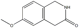 1,2-dihydro-6-methoxyisoquinolin-3(4H)-one 结构式