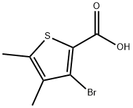 3-Bromo-4,5-dimethylthiophene-2-carboxylic acid 结构式