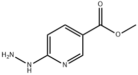 6-肼基吡啶-3-羧酸甲酯, 89853-71-4, 结构式