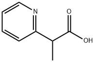2-(pyridin-2-yl)propanoic acid Struktur