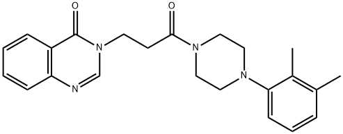 3-{3-[4-(2,3-dimethylphenyl)-1-piperazinyl]-3-oxopropyl}-4(3H)-quinazolinone Structure