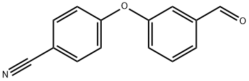 4-(3-formylphenoxy)benzonitrile 化学構造式