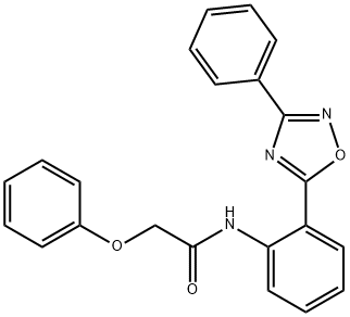 2-phenoxy-N-[2-(3-phenyl-1,2,4-oxadiazol-5-yl)phenyl]acetamide|
